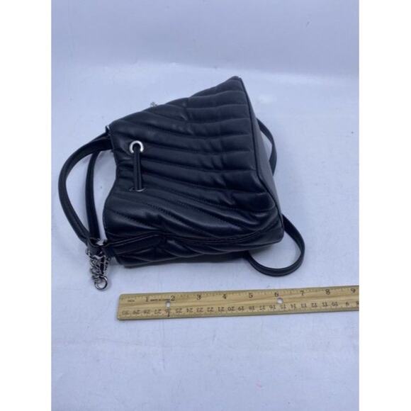 Michael Kors Suri Small Vegan Black Faux Leather Cross Body Bag - Picture 4 of 8